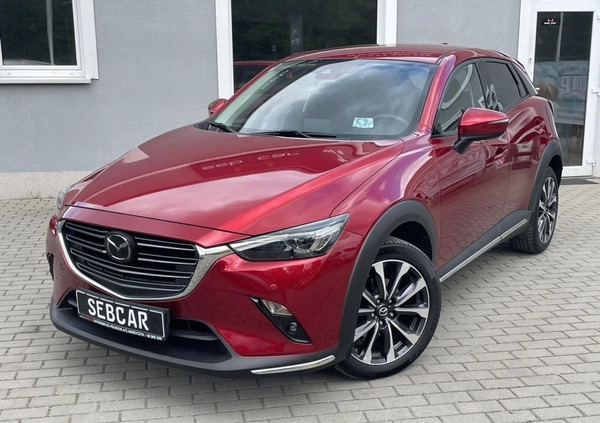 Mazda CX-3 cena 77500 przebieg: 144000, rok produkcji 2020 z Tarnów małe 596